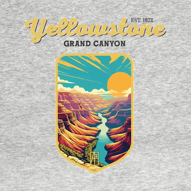 USA - NATIONAL PARK - YELLOWSTONE Grand Canyon of the Yellowstone - 8 by ArtProjectShop